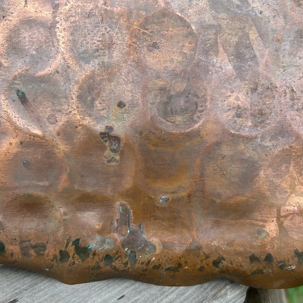 Antique Copper Serving Tray - Picture 6 of 9